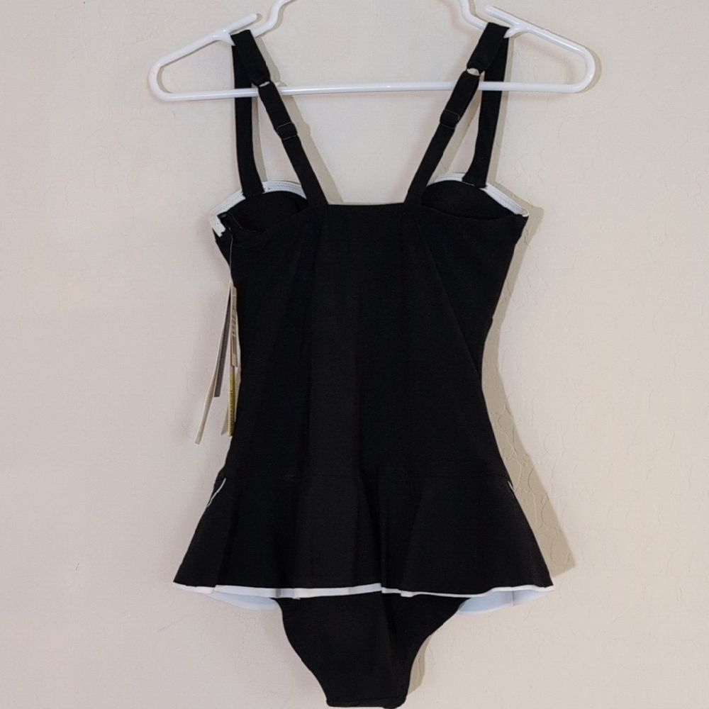 NWT Profile by Gottex Standard Belle Curve D Cup Swimsuit One Piece - Size 6D - Picture 5 of 12